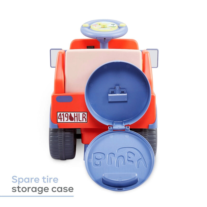 Bluey 6V Ride On Car for Kids with Interactive Sound & Music