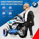 BMW 12V Battery Powered Ride on Motorcycle for Kids with Headlight - Perfect Gift