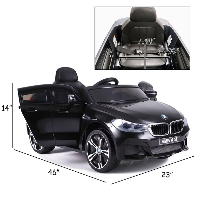 BMW GT Licensed Electric Ride-On Car for Kids - 12V Battery Powered