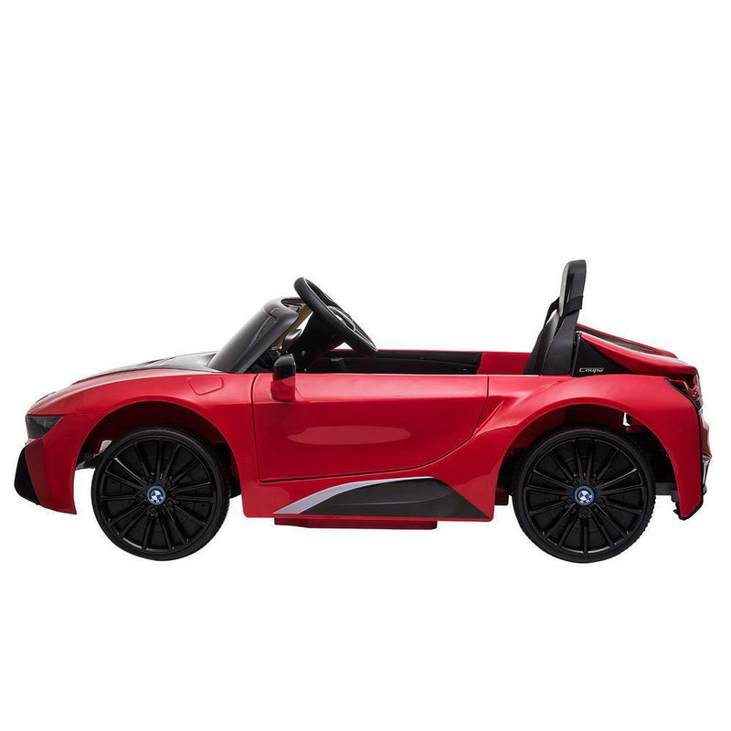 BMW I8 12V Ride-On Car with Remote Control, MP3 Player, Horn, and LED Lights