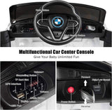 BMW I8 Electric Ride-On Car for Kids with Remote Control and MP3 Player - White