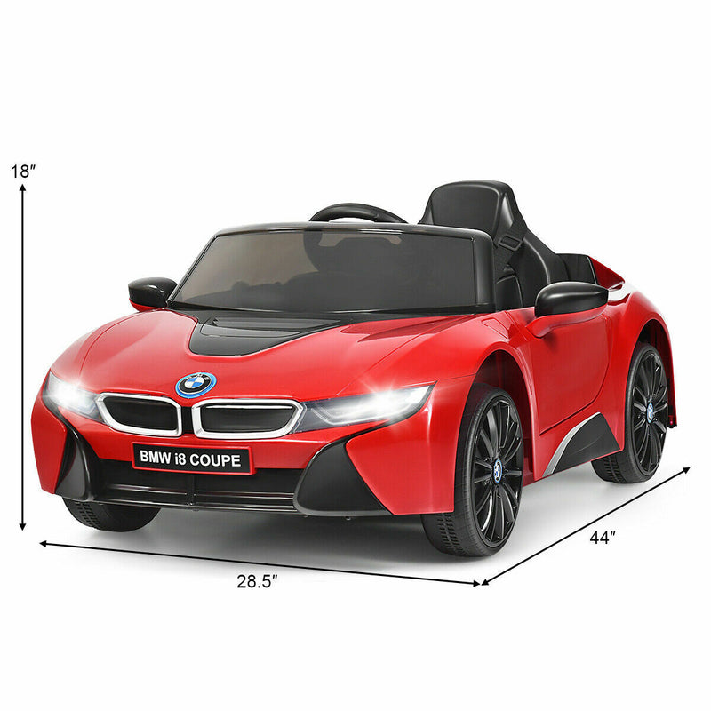 BMW I8 Electric Ride-On Car for Kids with MP3 and Remote Control - Red