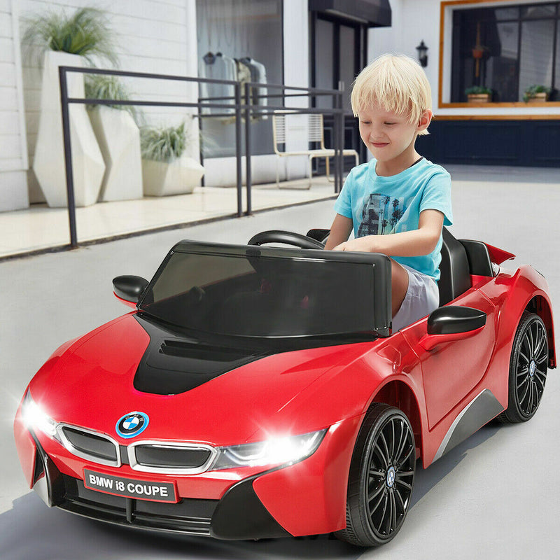 BMW I8 Electric Ride-On Car for Kids with MP3 and Remote Control - Red