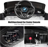 BMW I8 Electric Ride-On Car for Kids with MP3 and Remote Control - White