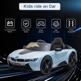 BMW i8 Licensed 12V Electric Ride-On Car for Kids with Remote Control