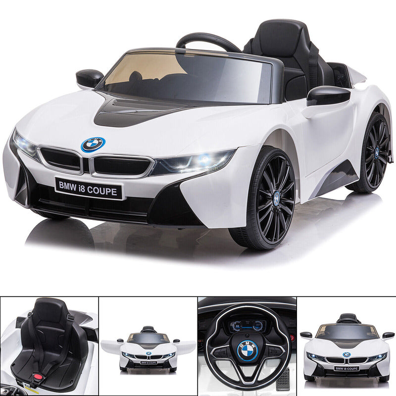 BMW i8 Electric Licensed Ride-On Car for Kids with 12V Battery and Remote Control