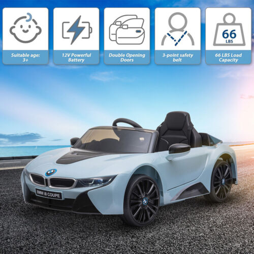 BMW I8 Licensed Electric Ride-On Car for Kids with Remote Control - 12V Powered Vehicle