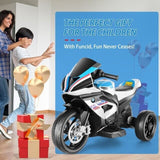 BMW Kids 12V Electric Motorcycle Ride-On Toy - Black