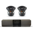 (2) Sundown Audio X8 v3 & Universal Single Cab Dual 8" Subwoofer Box Combo Sundown Audio