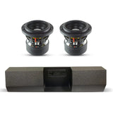 (2) Sundown Audio X8 v3 & Universal Single Cab Dual 8" Subwoofer Box Combo Sundown Audio