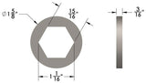 Hex Capture Washers