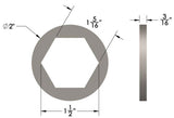 Hex Capture Washers