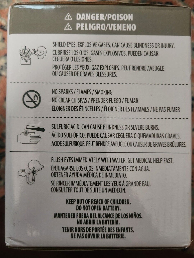 Brand New Gray 12V 12AH Rechargeable Battery for Power Wheels G5894