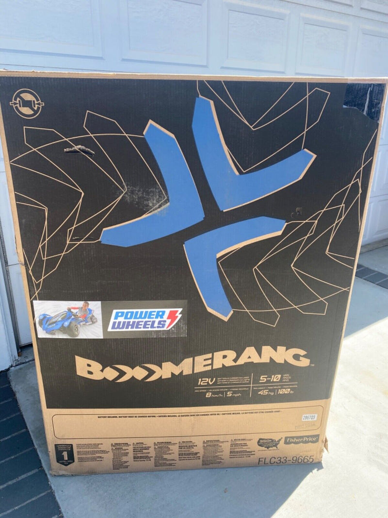 Brand New Power Wheels Boomerang Blue - Available for Local Pickup in 92865