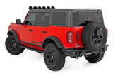 Rough Country OV2 Running Boards Side Step Bars 4-Door Ford Bronco 4WD 2021-2026 14007