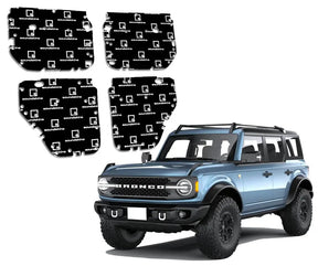 SoundSkins | 2021+ Ford Bronco 4-Door Sound Deadening Vehicle Specific Kit | SSK-BRONCO4DR | 3 Layers (Acoustic Foam, Foil, Rubber Butyl), 30 sq ft SoundSkins Global