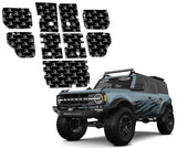 SoundSkins | 2021+ Ford Bronco Sound Deadening Vehicle Specific Kit | SSK-BRONCO | 3 Layers (Acoustic Foam, Foil, Rubber Butyl), 60 sq ft SoundSkins Global