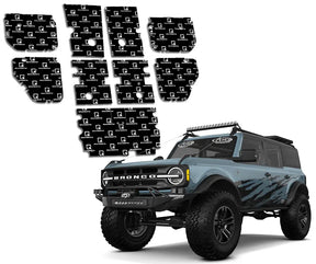 SoundSkins | 2021+ Ford Bronco Sound Deadening Vehicle Specific Kit | SSK-BRONCO | 3 Layers (Acoustic Foam, Foil, Rubber Butyl), 60 sq ft SoundSkins Global