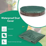 Brown Corner Seat Sandbox with Convenient Built-in Cover