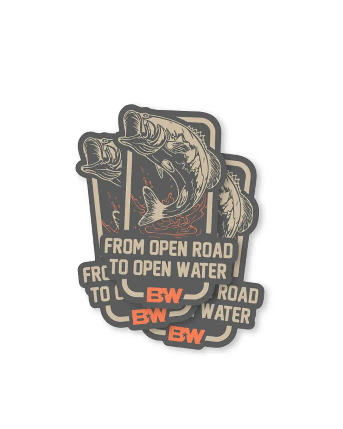 Open Water Decal B&W Trailer Hitches