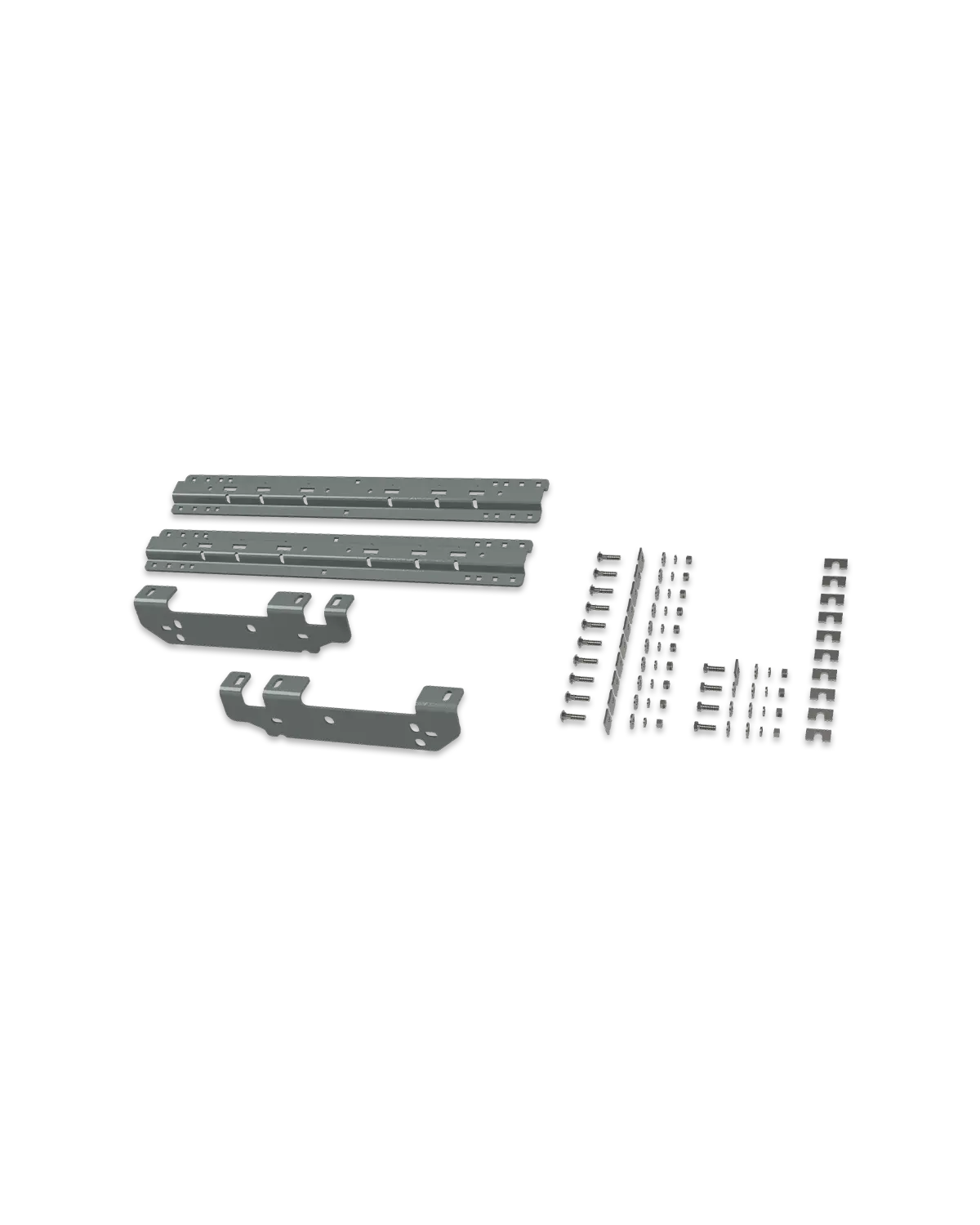 Universal Mounting Rails with Custom Installation Brackets - RVK2401 B&W Trailer Hitches