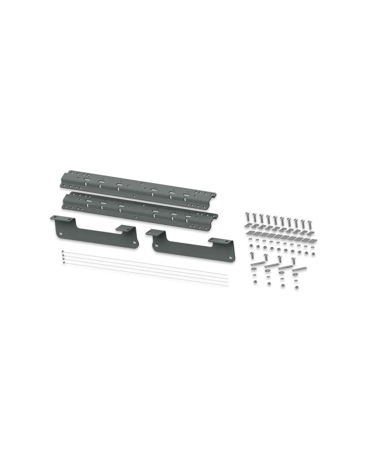 Universal Mounting Rails with Custom Installation Brackets - RVK2404 B&W Trailer Hitches