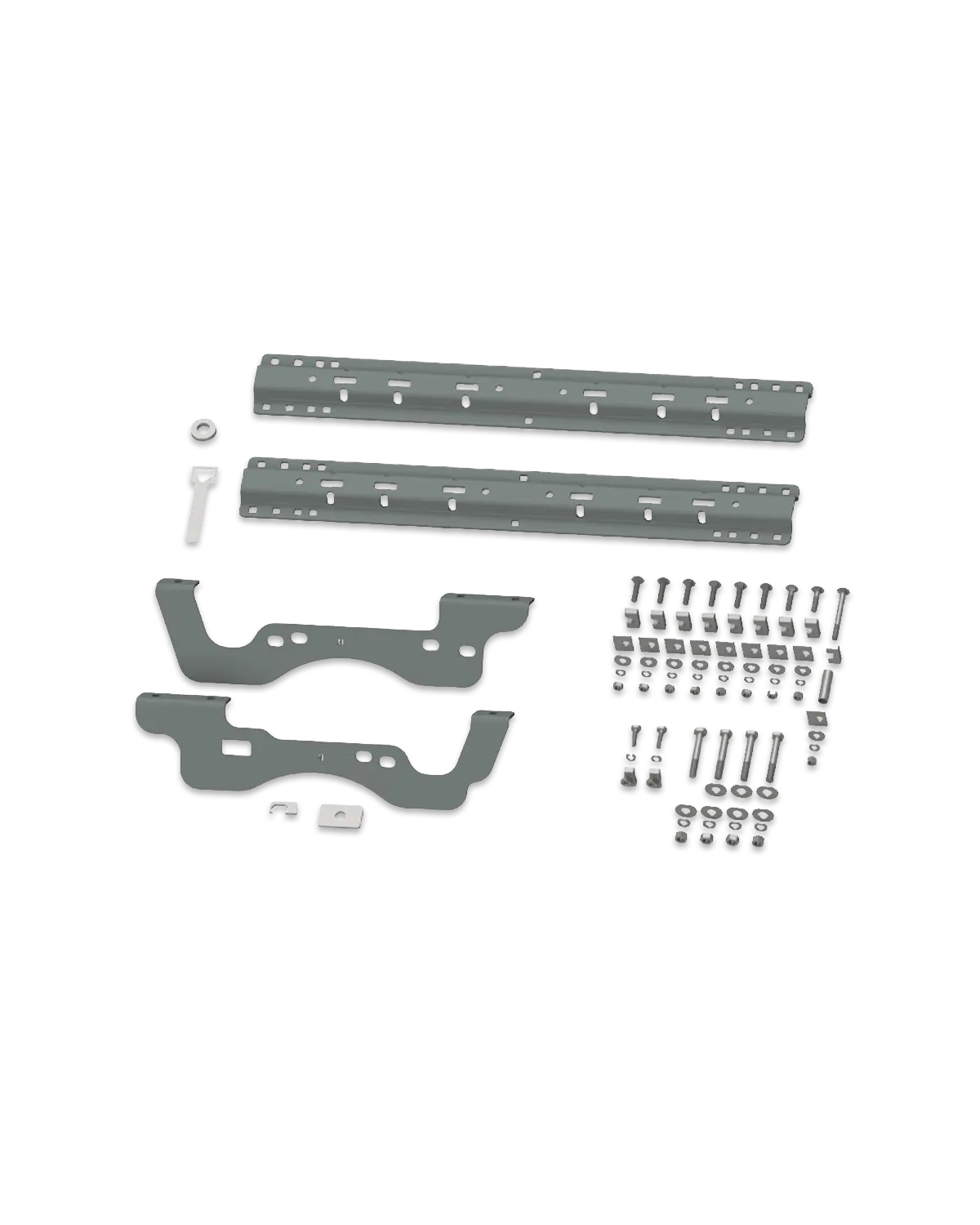 Universal Mounting Rails with Custom Installation Brackets - RVK2406 B&W Trailer Hitches