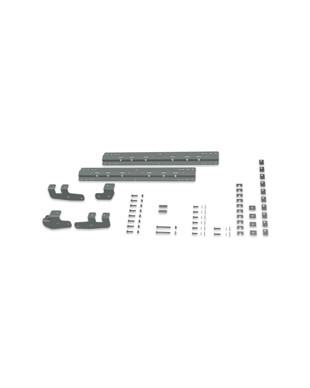 Universal Mounting Rails with Custom Installation Brackets - RVK2602 B&W Trailer Hitches