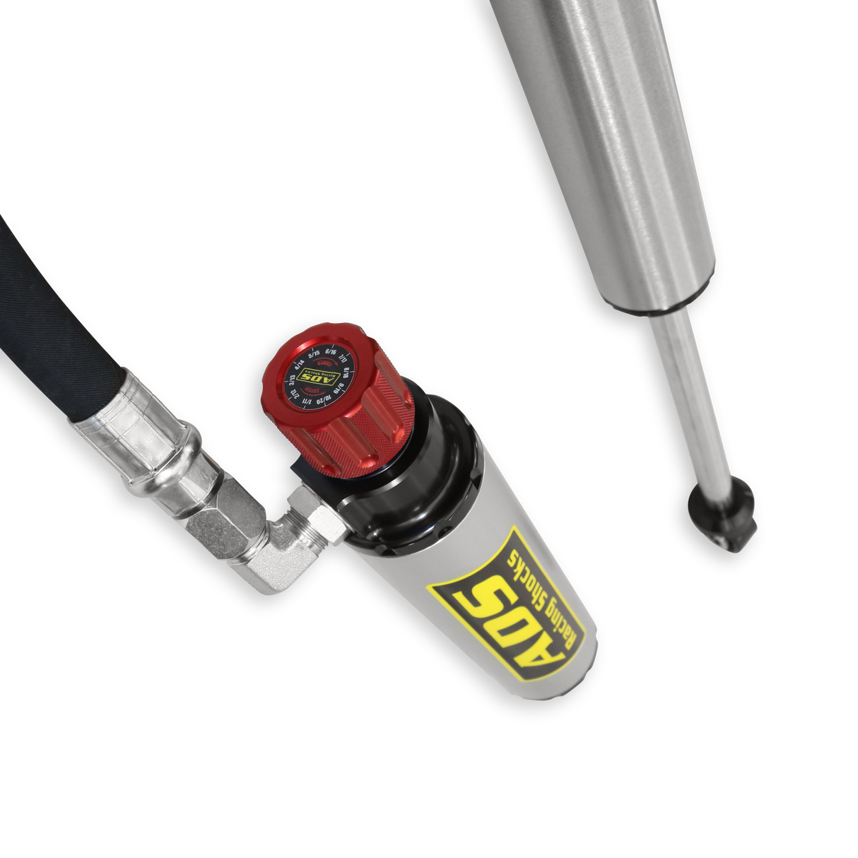 2005-2023 Toyota Tacoma 4WD - Rear 2.5 in. Race Shocks, Adjuster Reservoir, For 0-2.5" Aftermarket Leaf Spring