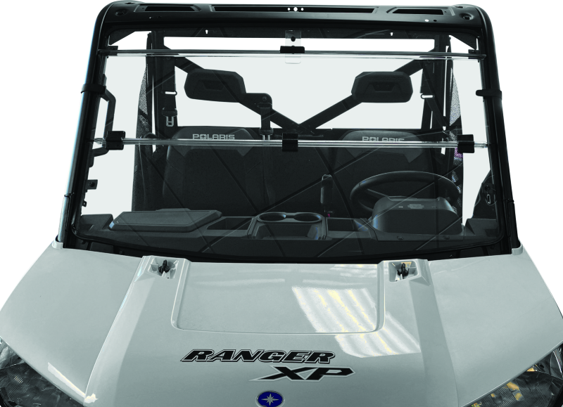 QuadBoss 15-19 Polaris Ranger 1000 Diesel Windbreak Folding Windshield