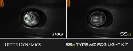Diode Dynamics SSC1 Type MZ LED Fog Light Kit White SAE Fog