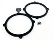 2005-2025 Corvette C6/C7/C8 Front Speaker Adapters | CNC-Machined HDPE Ten87 Design