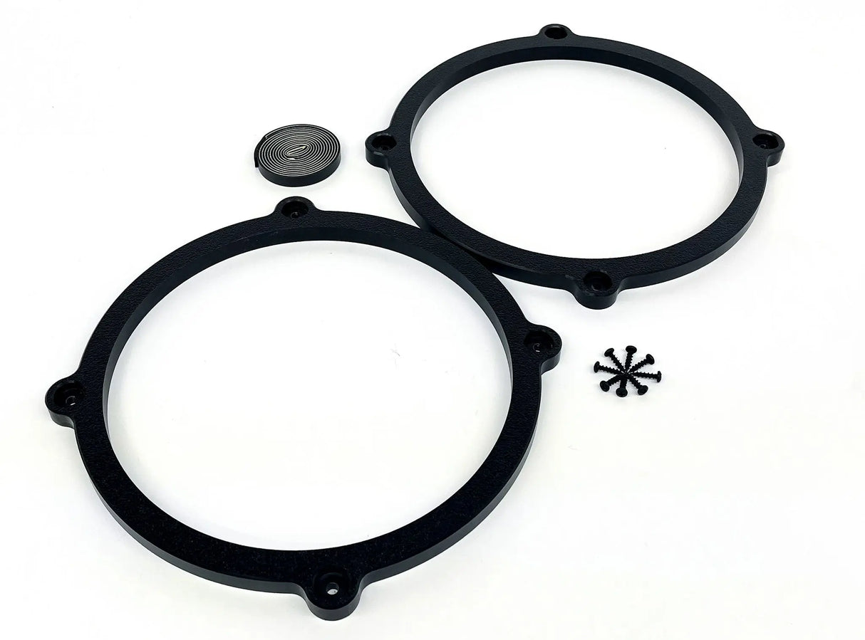 2005-2025 Corvette C6/C7/C8 Front Speaker Adapters | CNC-Machined HDPE Ten87 Design