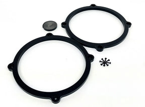 2005-2025 Corvette C6/C7/C8 Front Speaker Adapters | CNC-Machined HDPE Ten87 Design