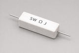 Ceramic Cement Resistor 5W ±5% Power Resistor, Wirewound Ceramic Case, 5 Watt Fixed Resistor, 0.01 Ohm to 100 Ohm TekShack