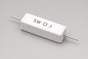 Ceramic Cement Resistor 5W ±5% Power Resistor, Wirewound Ceramic Case, 5 Watt Fixed Resistor, 0.01 Ohm to 100 Ohm TekShack