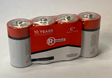 RadioShack C Alkaline Batteries 4-Pack - 10 Year Storage TekShack