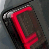 Ford 21-26 Bronco Tail Lights High-Powered OLED Bar Style Running & LED Brake Lights, Includes OLED Startup Sequence - Multiple Options