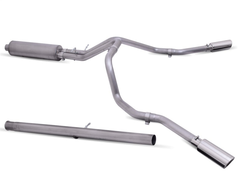 Gibson 19-23 Silverado/GMC Sierra 1500 5.3L Crew Cab Cat-Back Dual Extreme Exhaust
