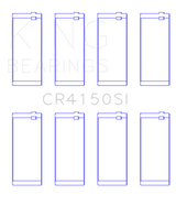 King Engine Bearings Ford ZETec 1.6/1.8/2.0 (Size +0.25mm) Connecting Rod Bearing Set