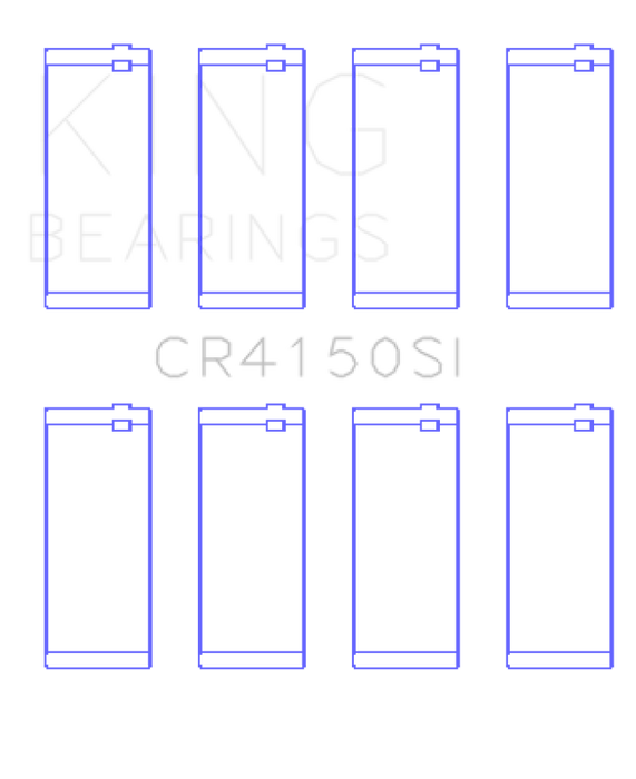 King Engine Bearings Ford ZETec 1.6/1.8/2.0 (Size +0.25mm) Connecting Rod Bearing Set