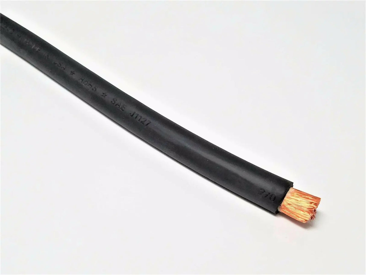 2/0 Gauge AWG Copper Battery Cable , Car, Truck, RV, Solar , Custom Made AC DC WIRE AND SUPPLY
