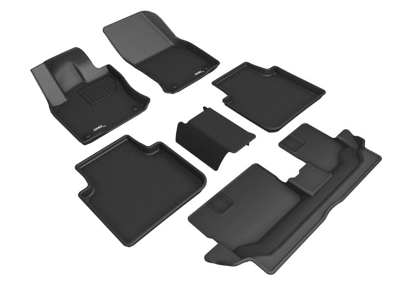 3D Maxpider 18-24 Volkswagen Tiguan 7-Seats Kagu Black R1 R2 R3