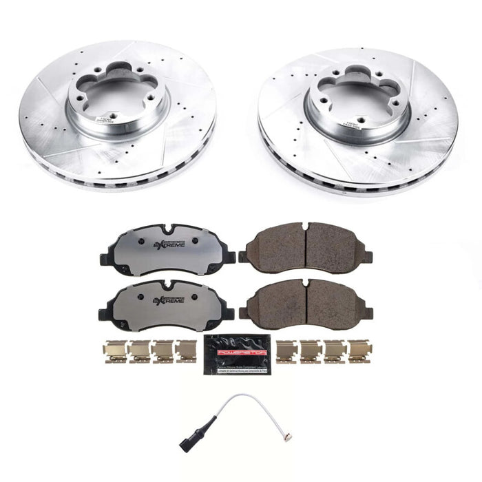 Power Stop 20-22 Ford Transit-350 HD Front Z36 Truck & Tow Brake Kit