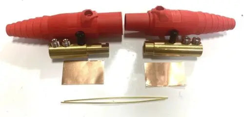 Hubbell SERIES 16 SINGLE POLE DEVICE (CAMLOCK) HBL300FRD HBL300MRD PAIR RED Hubbell