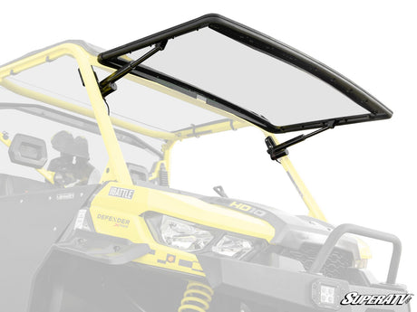 Can-Am Defender MaxDrive Power Flip Windshield by SuperATV