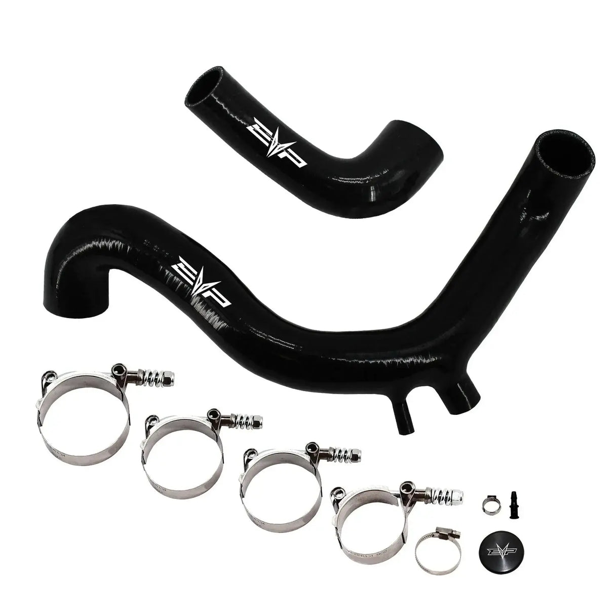 2020+ Can-Am Maverick X3 Silicone Charge Tubes with BOV Port Evolution Powersports