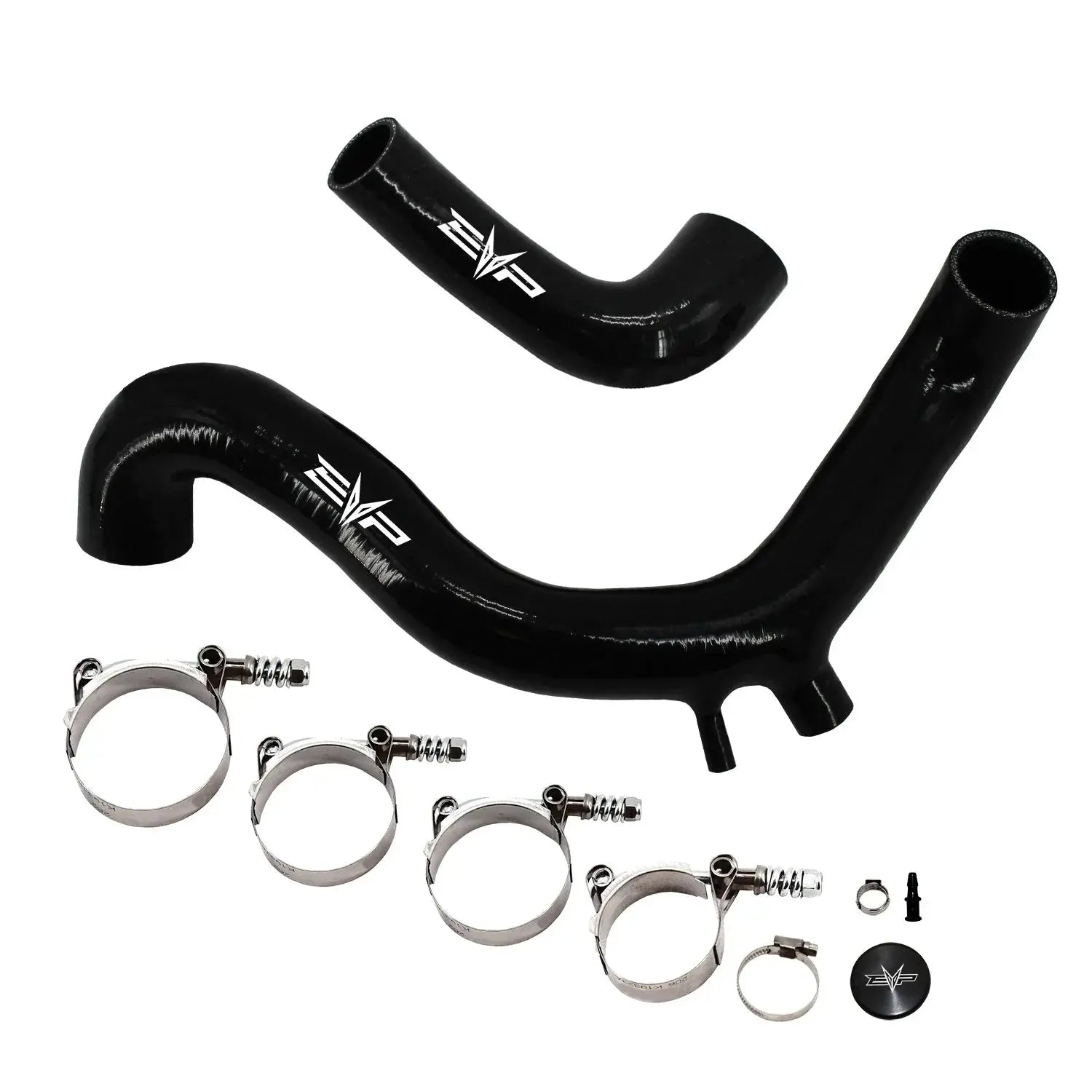 2020+ Can-Am Maverick X3 Silicone Charge Tubes with BOV Port Evolution Powersports