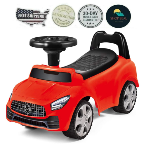 Carrito de Empuje para Niños con Bocina y Almacenamiento Musical