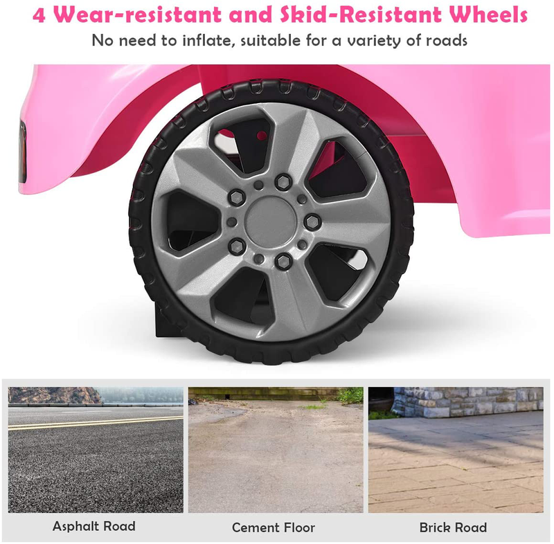 Carrito de Empuje para Niños con Bocina y Almacenamiento Musical